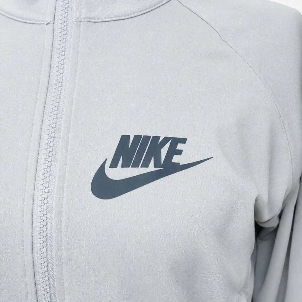 Nike Two Piece Cropped Zip-Up Jacket & Flared Track Pant Set